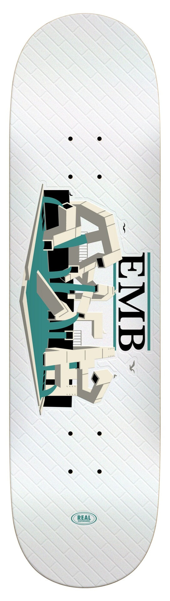 Real Team Emb Deck 8.25