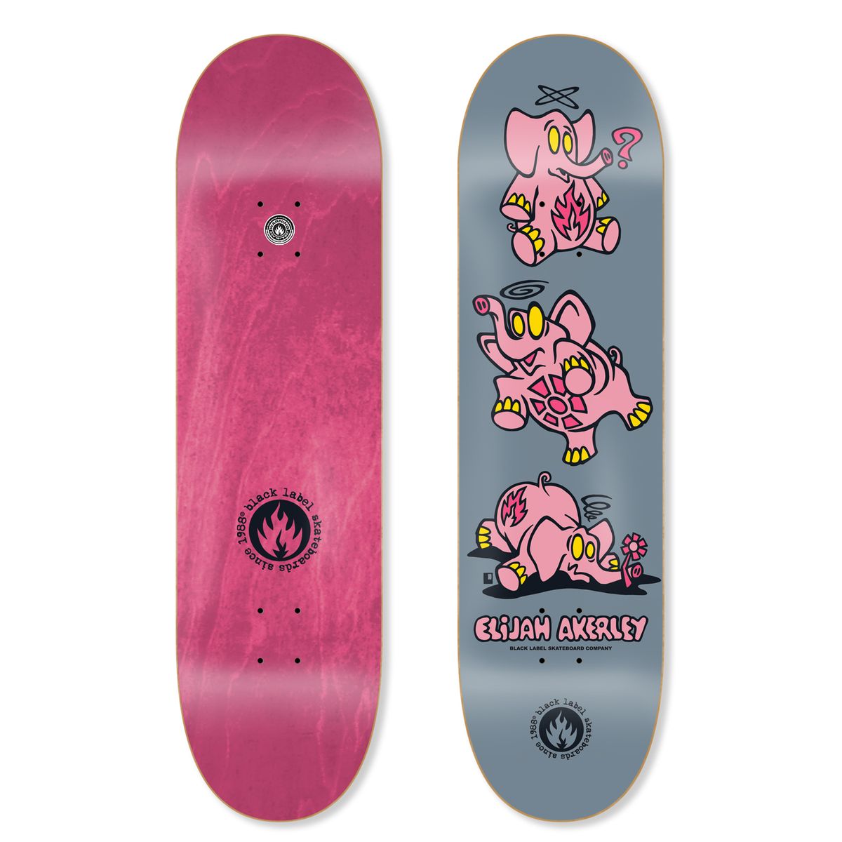 Black Label Elijah Akerley Pink Elephants Deck 8.5