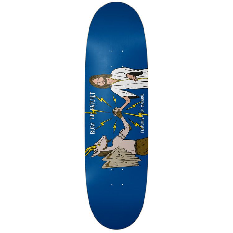 Toy Machine Team Bury The Hatchet Egg Shaped Deck 8.88