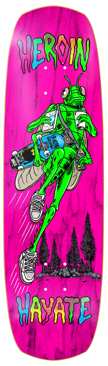 Heroin Hayate Bug Shaped Deck 8.88