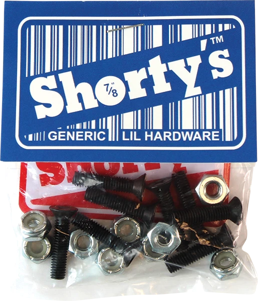 SHORTY'S GENERIC HARDWARE SET 7 8" PH BLACK