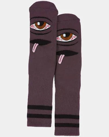 Toy Machine Bloodshot Eye Socks- Purple
