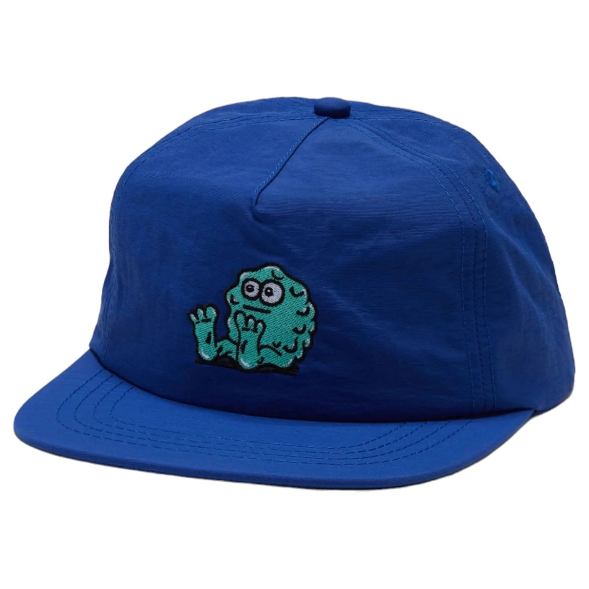 SNOT Booger Logo 5 Panel Snapback (Blue Nylon)
