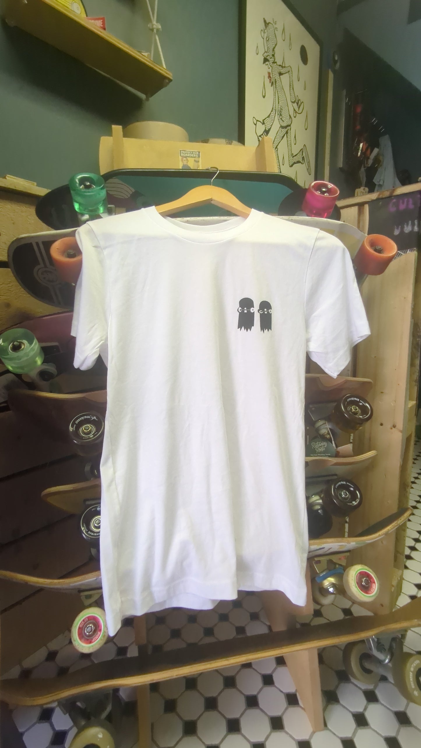 Crib to Crib Skate Shop | White Cribbie Shirt