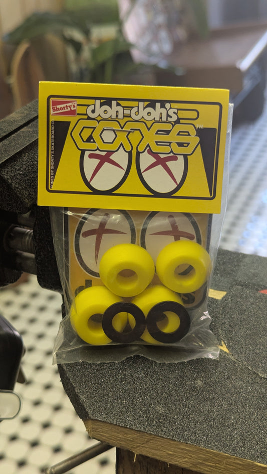 SHORTY'S BUSHINGS DOH DOH'S CONES YELLOW 92A SOFT
