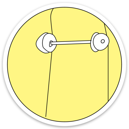 A rad sticker of one of our skate characters for 5 dollars