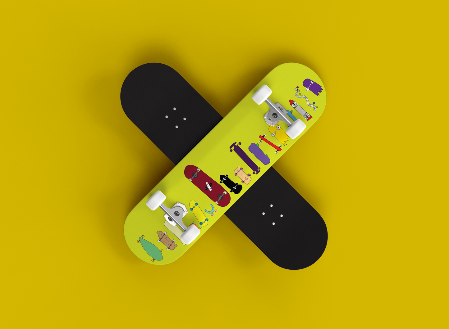 Meet the Cribbies! Skateboard Deck