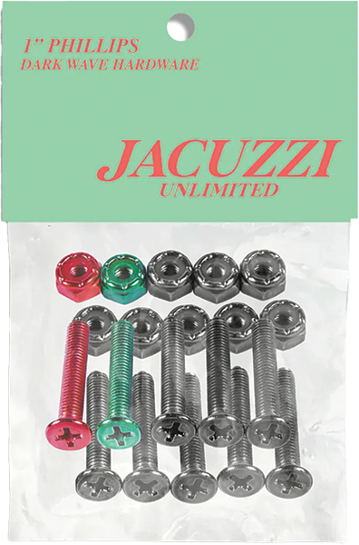 Jacuzzi 1" Ph Hardware Set - Dark Wave Black/Mult