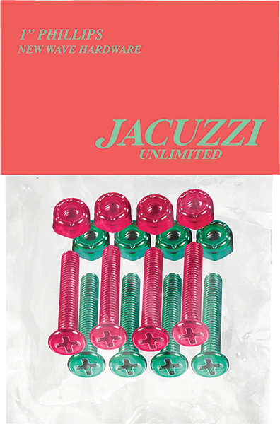 Jacuzzi 1" Ph Hardware Set - New Wave Salmon/Mint