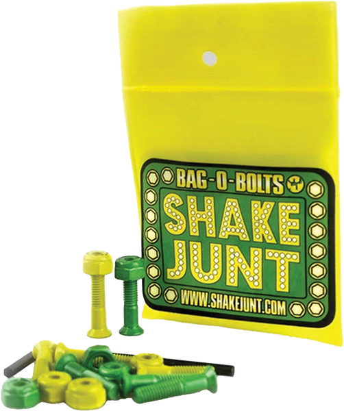 Shake Junt Bag-O-Bolts All Green & Yellow 1"(ALLEN) 1SET