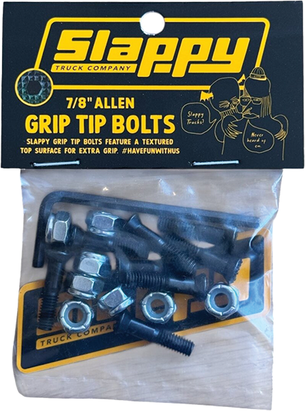 Slappy Grip-Tip Allen Bolts Set 7/8" Black