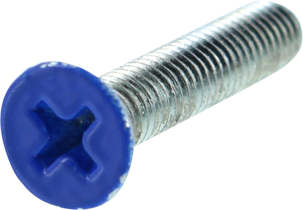 Standard Phillips Bolt 1" Blue Head