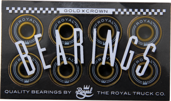 Royal Gold Crown Bearings Single Set