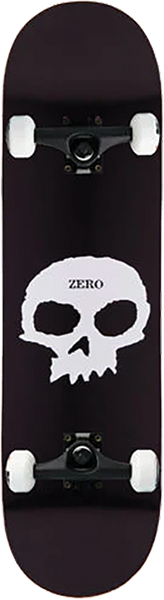 Zero Single Skull Complete 8.25 Black/White