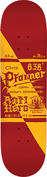 Anti-Hero Pfanner Mas Refrescos Deck 8.38 Red