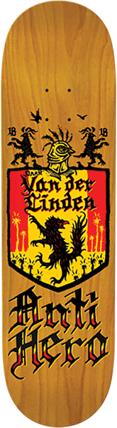 Anti-Hero Daan Coat Of Arms Deck 8.28