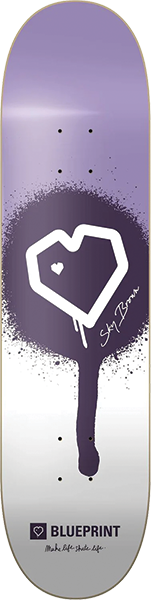 Blueprint Sky Brown Mlsl Deck 8.0 Purple