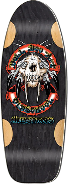 Bull Dog Sabertooth Deck 11.87X33 Black Stain