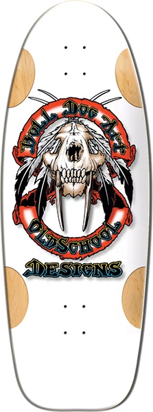 Bull Dog Sabertooth Deck 11.87X33 White Formica