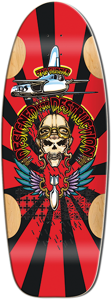 Bull Dog Tail Gunner Deck 11.87X33 Black Formica