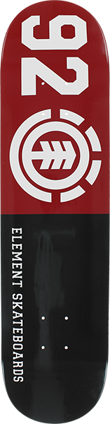 Element 92 Classic Deck 7.7 Black/Red/White