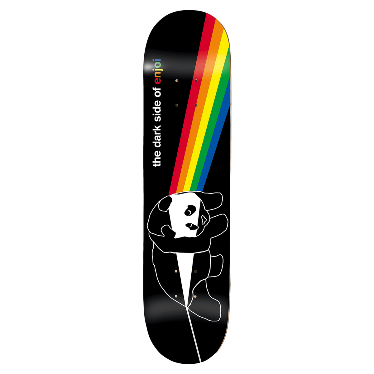 Enjoi Darkside Panda Deck 8.25 Black R7