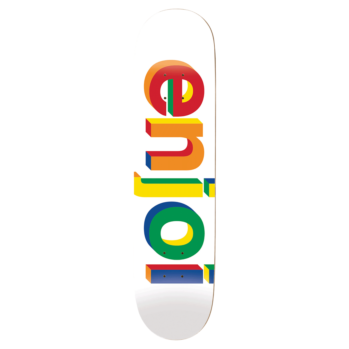 Enjoi Helvetica Neue Deck 8.0 White R7