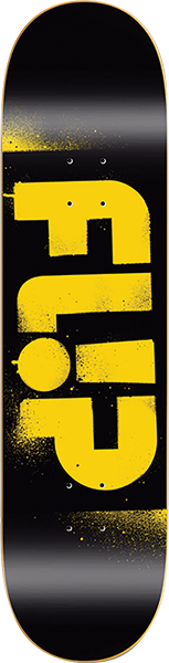 Flip Odyssey Stencil Deck 8.25 Yellow