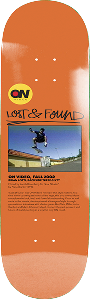 On Video Lost And Found Deck 8.0 Org EX7