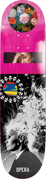 Opera Skateboards Bouquet Deck 8.7 Pink
