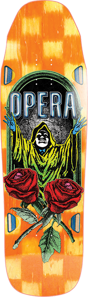 Opera Skateboards Secret Society Deck 9.5 Yellow/Org