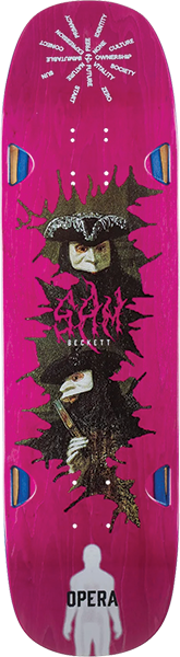 Opera Skateboards Beckett Watching Deck 8.75X32.5 Wheel Wells