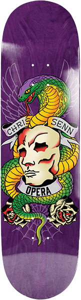 Opera Skateboards Senn Guest SS.Day Deck 8.75 Purple EX7