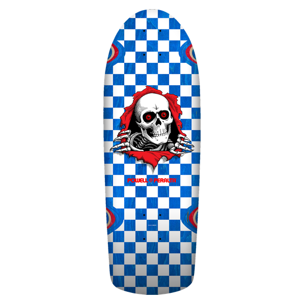 Powell OG Ripper CHECKER19 Deck 10X30 Blue Veneer