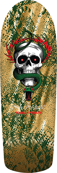 Powell Mcgill Skull/Snake 18 Dk 10X30.12 Gold Foil