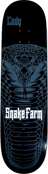 Snake Farm Mcentire Snake Moan Deck 8.25 Black