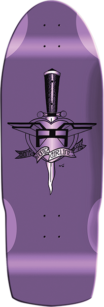 SMA Heart Attack Ltd Deck 10.5X31 Purple Dip