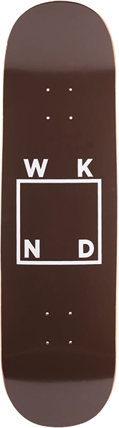 WKND Logo Deck 8.5/WB Brown