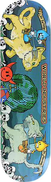 World Industries Cats Jousting Deck 8.25