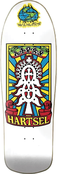 World Industries Hartsel Yout Model Deck 9.43 White