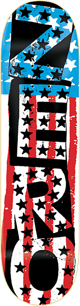 Zero American Punk Deck 8.25 White/Red/Blue