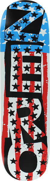 Zero American Punk Deck 8.5 White/Red/Blue