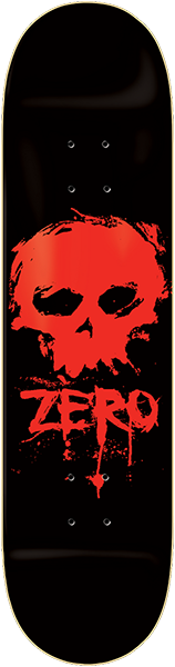 Zero Blood Skull Deck 8.0 Black/Red