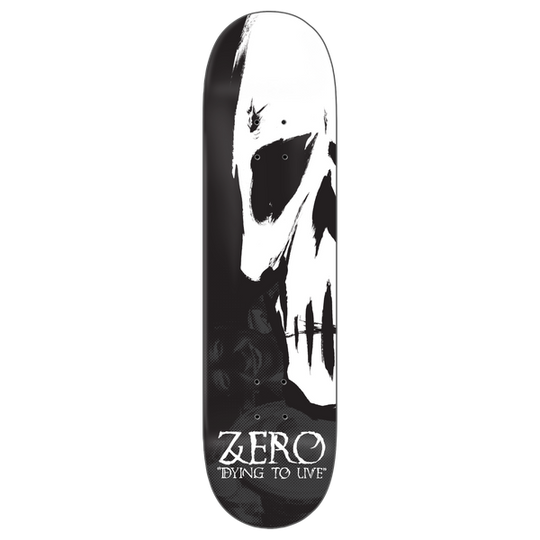 Zero Dying To Live 30YR Deck 8.5 Black/White