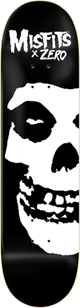 Zero Misfits Fiend Skull Deck 8.0 Black/White