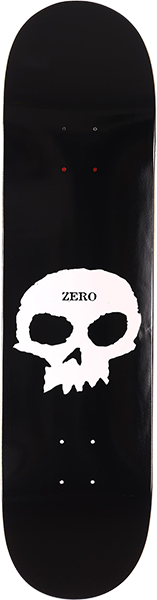 Zero Single Skull Deck 9.0 Black/White