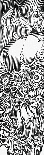 Bones Grip Sheet 9X33 Stare Down White