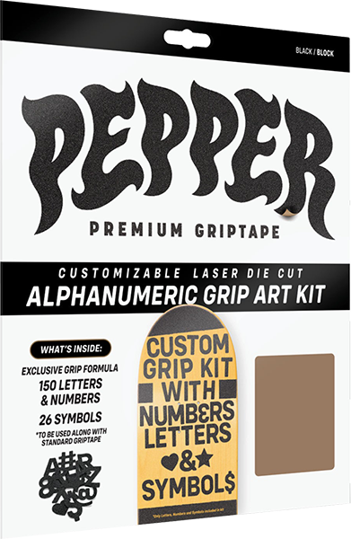 Pepper G5 Alpha Numeric Die-Cut Grip Art Kit