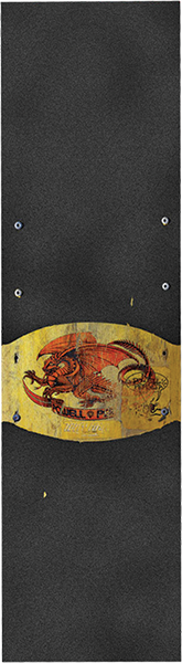 Powell Grip Sheet 9X33 Oval Dragon II Black/Gold