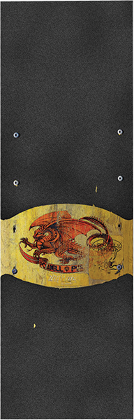 Powell Grip Sheet (WIDE)10.5x33 Oval Dragon Black/Gol
